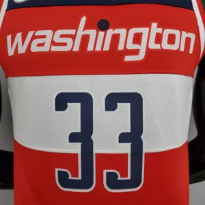 75th Anniversary Kuzma #33 Wizards Red, White and Blue 8