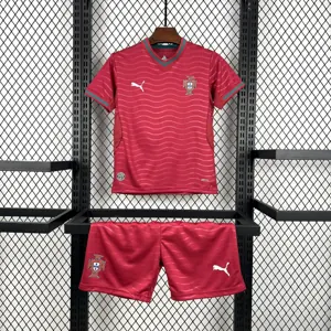 2026 World Cup Portuga Home Kids Kit Soccer Youth Apparels AAAAJersey Supply Yupoo