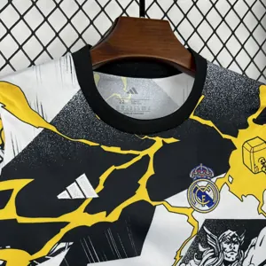 25-26 Real Madrid Pre-Match Soccer Kid Kits Youth Apparels AAAAJersey Dropship Yupoo 3