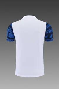 22-23 Marseille training suit short sleeve kit white blue 1