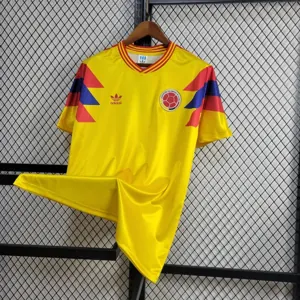 1990 Colombia Home Retro Kit Football AAAAJersey Supplier 3