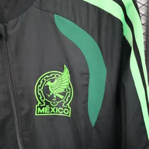2025 Mexico Black Windbreaker Jacket Yupoo 3