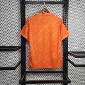 2024 England Goalkeeper Kit Orange UEFA Euro Shirt Football AAAAJersey Supplier 4