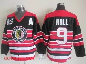 Chicago Blackhawks retro ice hockey jersey M-3XL 芝加哥黑鹰队复古冰球服 1