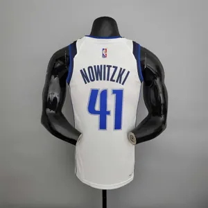 75th Anniversary Nowitzki #41 Lone Ranger White 7