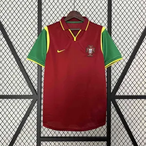 1999 Portugal Home Retro Kit Vintage Shirt Best Wholesale Yupoo