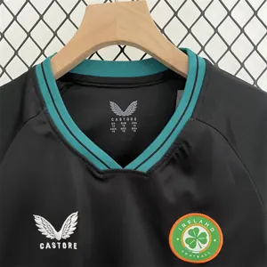 2023 Ireland third black kid kit Best Soccer Jersey 7