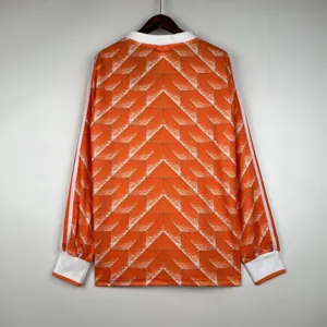 1988 Retro Long Sleeve Netherlands Home S-XXL 4