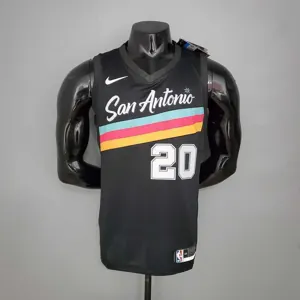 New GINOBILI#20 season Spurs City Edition black