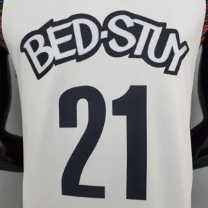 brooklyn#21 Brooklyn Nets City version White 8