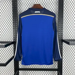 2014 Argentina Away Long Sleeve Retro Kit Vintage Shirt AAAAJersey Supplier Yupoo 4