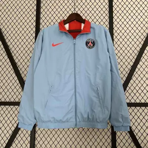 23-24 PSG Reversible Windbreaker Red&Blue Double-Sides Jacket Soccer Jerseys For Sale 2