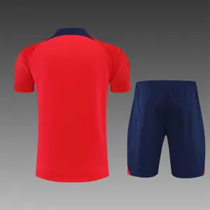 22-23 Atletico Madrid training suit short sleeve kit red 1