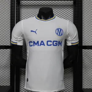 26-27 Olympique Marseille Home Mens Kit Player Version Soccer T-Shirt AAAAJersey Supply Yupoo 11