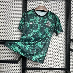 24-25 Sporting Lisbon Pre-Match Shirt Soccer Uniforms Soccer AAAAJersey Yupoo 5