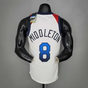 2021 Olympic Games MIDDLETON#8 USA Team USA White Red 4