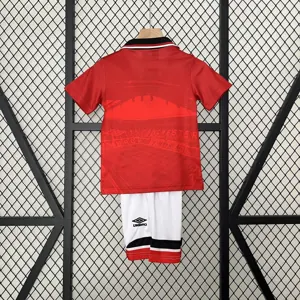 94-96 Manchester United Home Retro Kid Kits Youth Apparels AAAAJersey Wholesale Yupoo 4