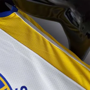 75th Anniversary Golden State Warriors Curry #30 Mexico Edition White NBA Jersey 1