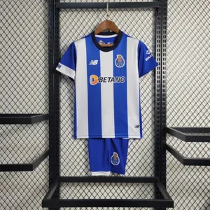 23-24 Porto Home Kids Kits Children Suits Football Jerseys Yupoo