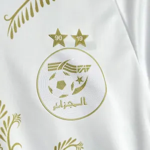 2024 Algeria White Shirt Football T-Shirt AAAAJersey Supplier Yupoo 2