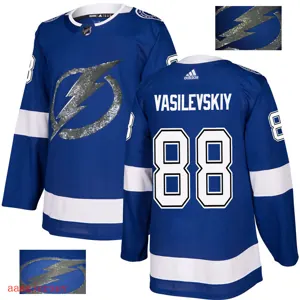 2018 Tampa Bay Lightning ice hockey jersey M-3XL 坦帕湾闪电队时尚亮片款冰球服 4
