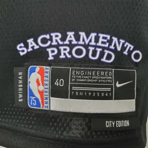 2022 Season Williams#55 Kings City Edition Black NBA Jersey 4