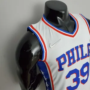 75th Anniversary Philadelphia 76ers HOWARD#39 White NBA Jersey 5