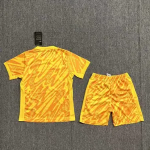 24-25 Tottenham Hotspur Yellow Goalkeeper Kid Kits Youth Apparels Sport AAAAJersey Yupoo 1