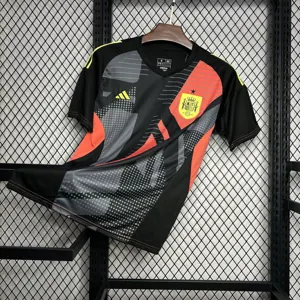 2024 Spain Black Goalkeeper Kit Sport AAAAJersey Yupoo 1