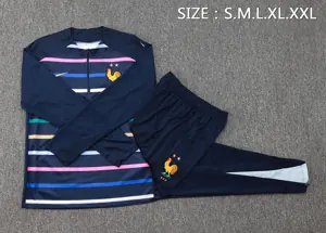 2024 France Long Sleeve Training Suit Football Shirts 2