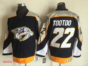 Nashville Predators retro ice hockey jersey M-3XL 纳什维尔掠夺者队复古冰球服 3