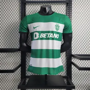 23-24 Sporting Lisbon Home Kit Player Version Shirt Football Jerseys Yupoo