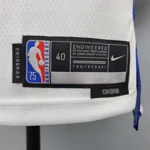 75th Anniversary Rose #25 Pistons White 5