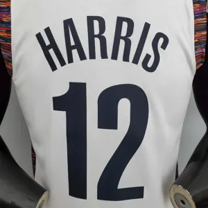 harris#12 Brooklyn Nets City version White 4