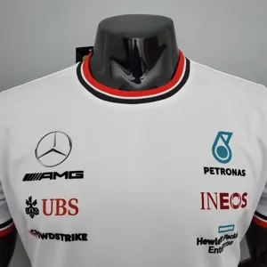 F1 Formula One racing suit; Mercedes White 9