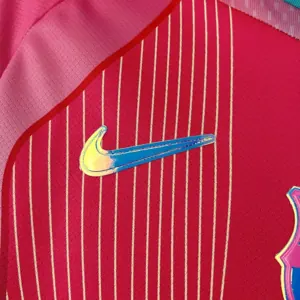 25-26 Barcelona Pink Special Edition T-Shirt Soccer Uniform AAAAJersey Supplier Yupoo 2