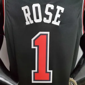 ROSE #1 Chicago Bulls black 3