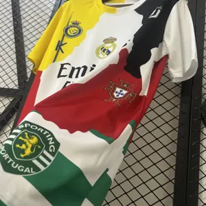 Cristiano Ronaldo Commemorative Edition Kit Soccer T-Shirt AAAAJersey Dropship Yupoo 5