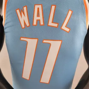 2022 WALL#11 Los Angeles Clippers City Edition NBA Jersey Blue 1