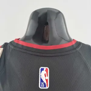 75th Anniversary Miami Heat BUTLER#22 black NBA Jersey 3