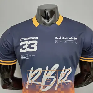 F1 Formula One racing suit 2021 Red Bull T-shirt 8