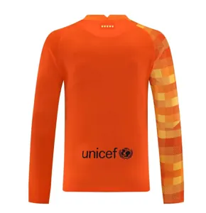 21-22 Barcelona orange goalkeeper long sleeve 12