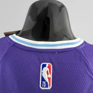 2022 75th Anniversary TOSCANO #95 Los Angeles Lakers City Edition Purple NBA Jersey 4