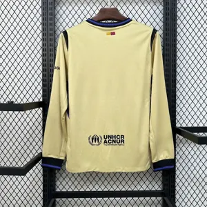 25-26 Barcelona Away Kit Football Long Sleeve T-Shirt AAAAJersey Supply Yupoo 2