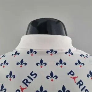 PSG Polo Jordan co branded white 7