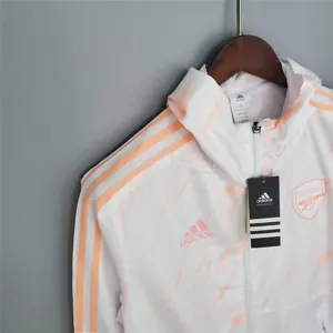 21-22 Arsenal White Windbreaker 5