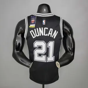 DUNCAN#21 Spurs Black 2