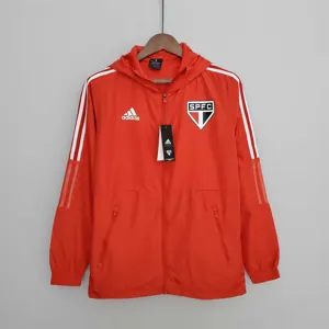 22-23 Sao Paulo red windbreaker