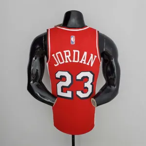 75th Anniversary 2022 Season Chicago Bulls JDRDAN#23 City Edition Red NBA Jersey 9