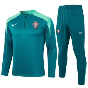 2024 Portugal Long Sleeve Training Suit Football Shirts
